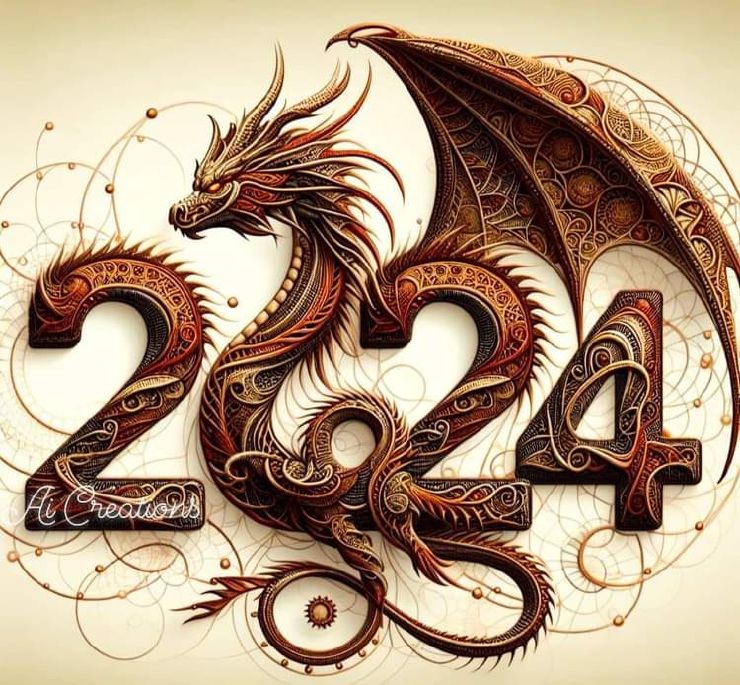 2024 Dragon Graphic - Ai Creations